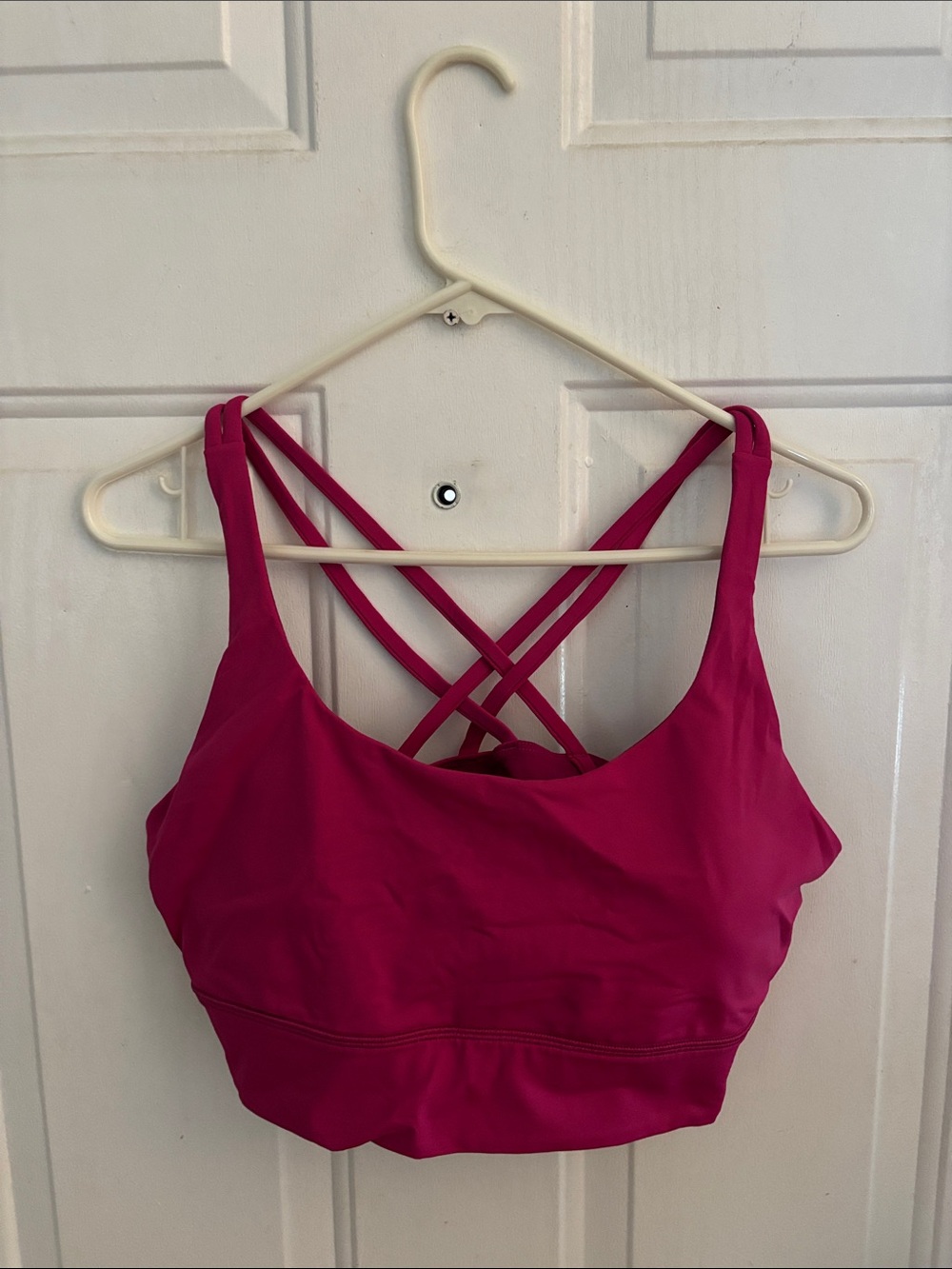 Lululemon Energy Bra Long Line B/C, Ripened Raspberry, Size 14